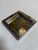 Vintage Chrome Catchall Tray With Stripe Detail For Sale In Los Angeles - Image 6 of 8
