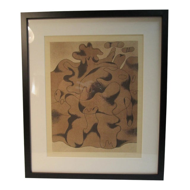 Willi Baumeister Lithograph - "Waldmensch (Tertiär Gestalt)" Signed For Sale