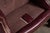 Mid 20th Century Tufted Leather Wingback Chesterfield Armchair With Ottoman in Oxblood For Sale - Image 15 of 15