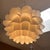 2010s Possini Euro Flower Pendant Chandelier, White For Sale - Image 5 of 12