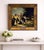 Emilio Pergola, Country Scene with Figures, 1990s, Oil on Canvas, Framed For Sale - Image 6 of 10