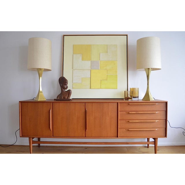 Large table or floor lamp 97cm height "Pyramids" lamp, a design by Tonello Grillo & Montagna Grillo for High Society. -...