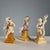 German Porcelain Figurines, Set of 3 For Sale - Image 14 of 14