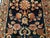 Antique Persian Lilian Runner Rug, Hand-Knotted Wool, Floral Design, Navy & Red, 3x7 For Sale - Image 13 of 15