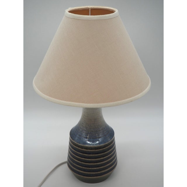 Ceramic Ego Stoneware Table Lamp by Heinz Schlichting for Ego Stengods, 1980s For Sale - Image 7 of 12