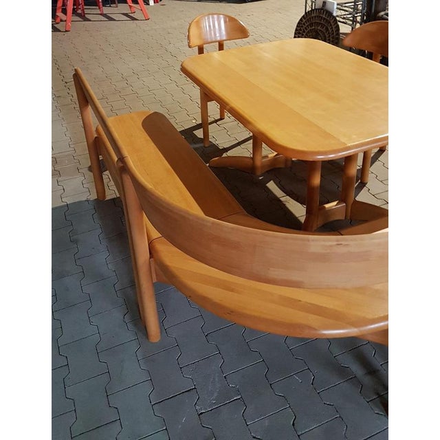 Table, Chairs and Corner Bench from Ansager, Set of 5 For Sale - Image 10 of 13