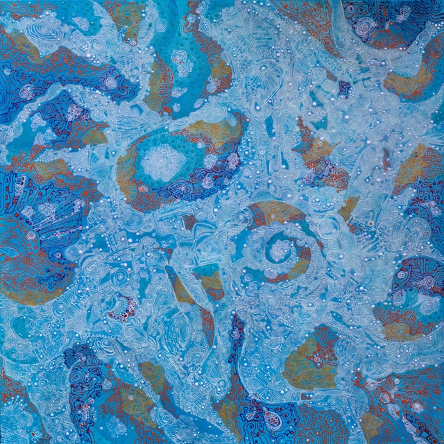 Alexander Arshansky, "Koi" Abstract Piece For Sale