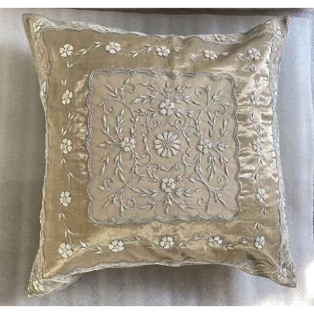 From Sethi & Sethi Home , add a touch of elegance to your home decor with this beautiful Zardozi Indian Hand Embroidered...