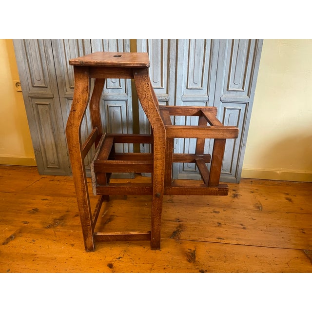Antique French Library Step Ladder, 1890s For Sale - Image 14 of 16