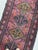 Antique Heriz Runner in Pink, Peacock Teal, Cantaloup, & Dirty Olive - ~ 3.3 X 14 For Sale - Image 12 of 12
