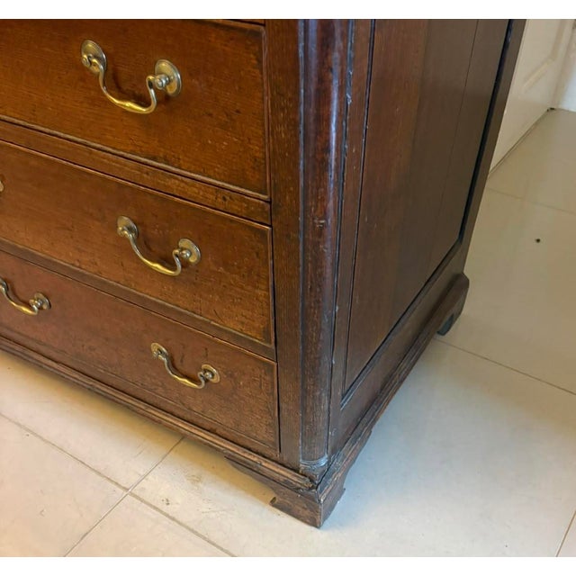 Brown Antique Georgian Lancashire Oak Dresser and Plate Rack, 1780 For Sale - Image 8 of 18
