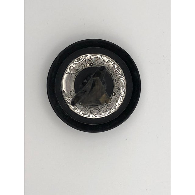 Ring Tree Edwardian English Ebony & Sterling; Ca 1916 Hallmark- No Monogram For Sale - Image 12 of 12