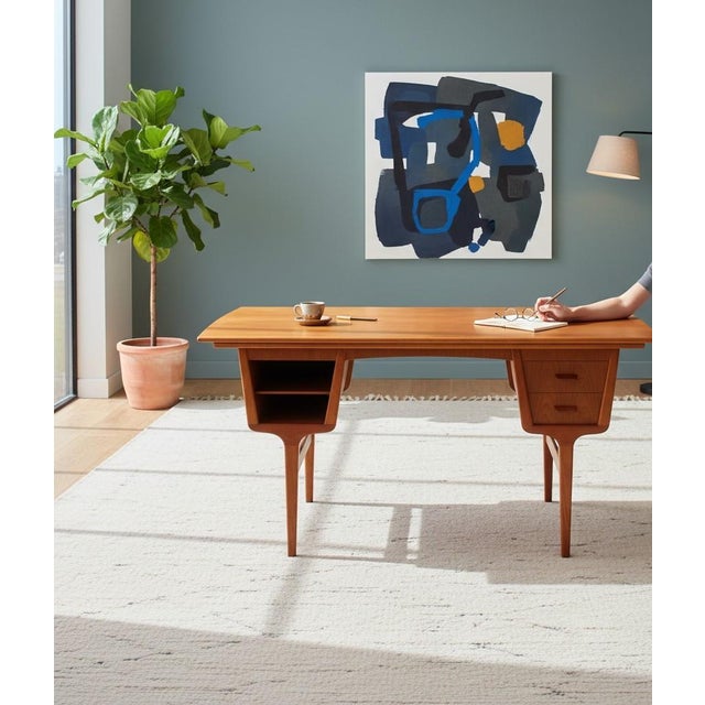 Extendable Desk in Teak by Carl Aage Skov for Munch Møbler, 1960s For Sale - Image 18 of 18
