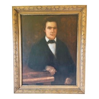Late 19th Century French Oil on Canvas Portrait of a Gentleman For Sale
