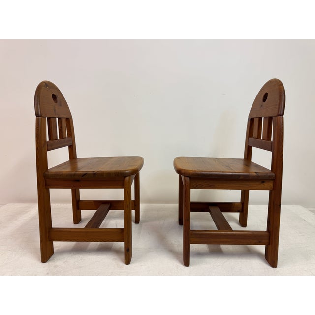 Vintage Pine Dining Chairs from Wasa Möbel, 1980s, Set of 9 For Sale - Image 10 of 18