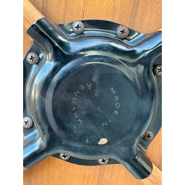 Brown Vintage Danish Bent Plywood Chair For Sale - Image 8 of 12