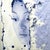 Moderato by Sybiline | Oil and Alkyd on panel portrait of a young woman's face For Sale