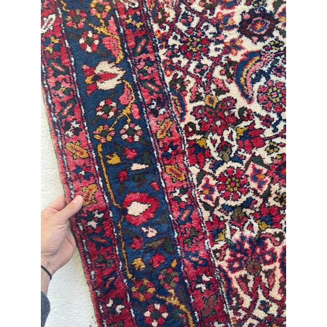 Traditional Vintage Full Plush Pile Colorful Runner - 3.8 X 19.9 For Sale - Image 3 of 12