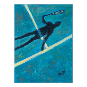 Giclée Print of Original Tennis Oil Painting