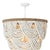 Boho Chic Lorelei Wood Bead Chandelier, White For Sale - Image 3 of 7