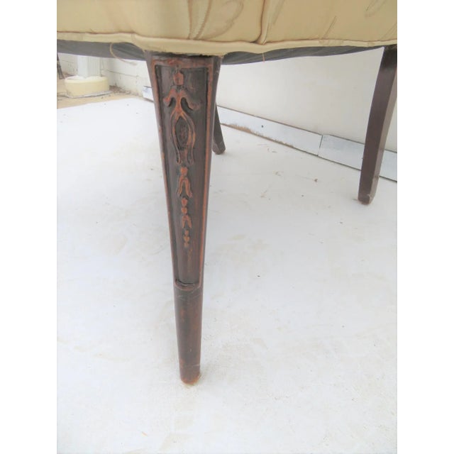 French Style Tufed Fireside Chairs - Pair For Sale In Philadelphia - Image 6 of 6