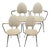 Vintage Metal Chairs by Jacques Hitier, 1950s, Set of 4 For Sale