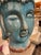 Tribal Blue Crackle Glaze Pottery Thai Buddha Sculpture For Sale - Image 3 of 8