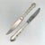 Silver Vintage Oneida/Rogers “Flirtation” Silverplate With Int'l Silver Co. Storage Chest - 80 Pcs: Service for 12, Steak Knives and Serving Pieces Flatware For Sale - Image 8 of 18