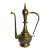 Vintage Moroccan Pierced Brass Ewer-Shaped Statement Lamp For Sale
