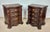 Pair of Carved Wood Bedside Cabinets, 1930s For Sale - Image 13 of 18