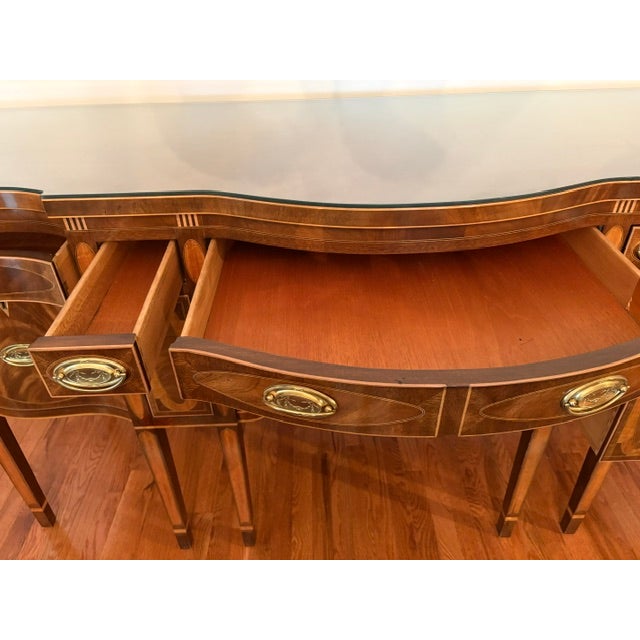Brown 1980s New York Sideboard From Kindel Winterthur Museum Collections For Sale - Image 8 of 10