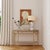 This wide Demilune Console Table features a stunning finish over solid wood and beautifully grained cherry veneers. Its...