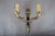 Black Vintage French Empire Style Torch Wall Sconces in Gilt Bronze, 1950s, Set of 4 For Sale - Image 8 of 18