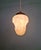 Copper Art Deco Pendant Light in Speckled White and Purple Glass, 1920s For Sale - Image 8 of 12