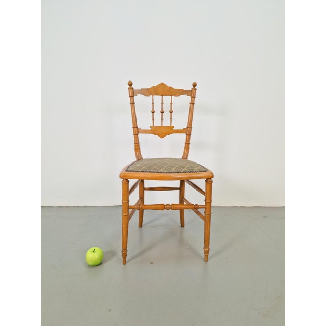 1950s Vintage Chiavari Spool Chair, Italy, 1950s For Sale - Image 5 of 9