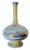 Murano Small Italian Murano Blown Glass Bottle For Sale - Image 4 of 6