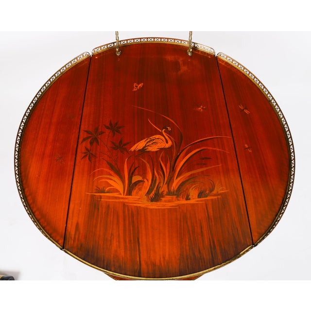 Vintage Italian Sorrento Marquetry Drinks Trolley For Sale - Image 14 of 18