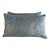 Pair of Custom Fortuny Textile Pillows With Velvet Backs For Sale
