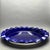 Modern Vintage 14-Inch Cobalt Blue Stoneware Ruffled Pie Dish With Scalloped Rim For Sale - Image 3 of 9