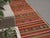 Red 1970s Vintage Handmade Wool Cotton Red Runner Rug For Sale - Image 8 of 11