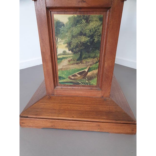 Brown Indonesian Table with Marble Top For Sale - Image 8 of 13