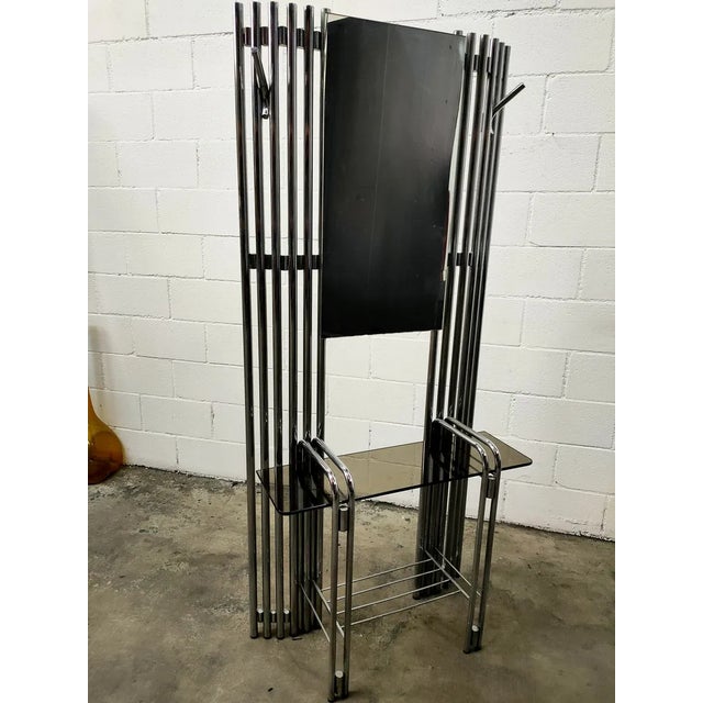 Art Deco Mirror Coat Rack, 1970s For Sale - Image 9 of 9