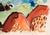 1980s 20th Century California Modernist Seascape in Watercolor on Paper by Lucile Marie Johnston For Sale - Image 5 of 8