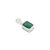 Metal Dainty Natural Emerald Pendant in 925 Sterling Silver For Sale - Image 7 of 11