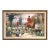 Early 20th Century English Fox Hunting Watercolor by Edwin Noble in Gilt Frame For Sale