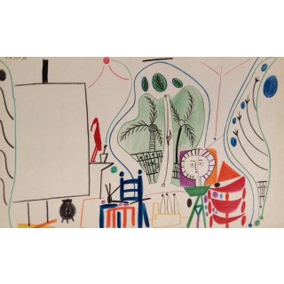 1990s Picasso Sketchbook Carnet De La Californie Print 3 Dated 8/11/1955 For Sale