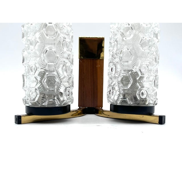 Space Age Wall Lamps in Bubble Glass and Brass by Helena Tynell, 1960s, Set of 2 For Sale - Image 15 of 16