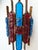 Metal Hammered Glass Wrought Iron Sconces by Longobard, Italy, 1970s, Set of 3 For Sale - Image 7 of 12
