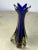 Submerged glass vase of Murano, Italy, 70s Intact and in good condition. Imperceptibli signs of time. Observe the air...