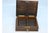 Wooden Jewelry Box with Silver Applications and Key For Sale - Image 6 of 7